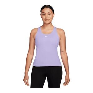 Nike Women's Dri-FIT Swoosh Bra Tank in Lilac Bloom - Size Large - NWT
